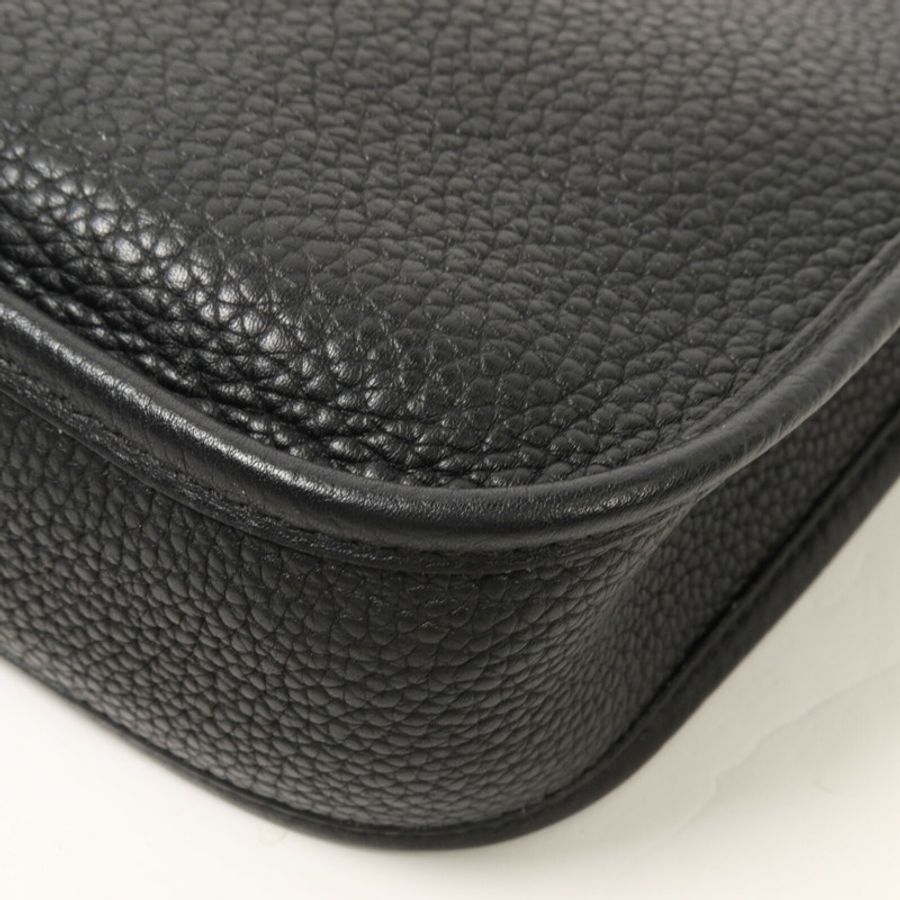HERMES Clemence皮革Evelyne TPM肩背袋Noir-11