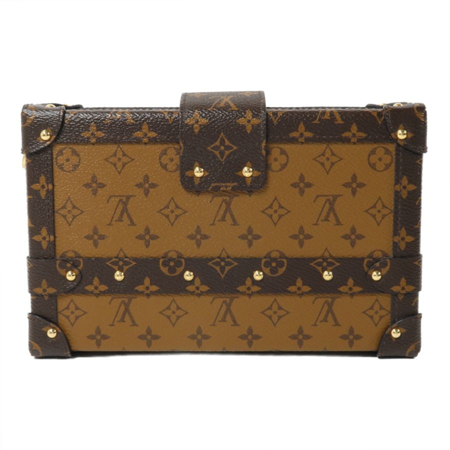 LOUIS VUITTON Monogram Reverse Petite Malle肩背袋-1