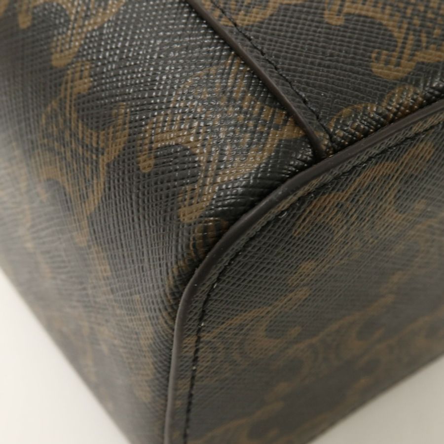 CELINE 塗層帆布Mini Vanity Case手挽肩背兩用袋-11