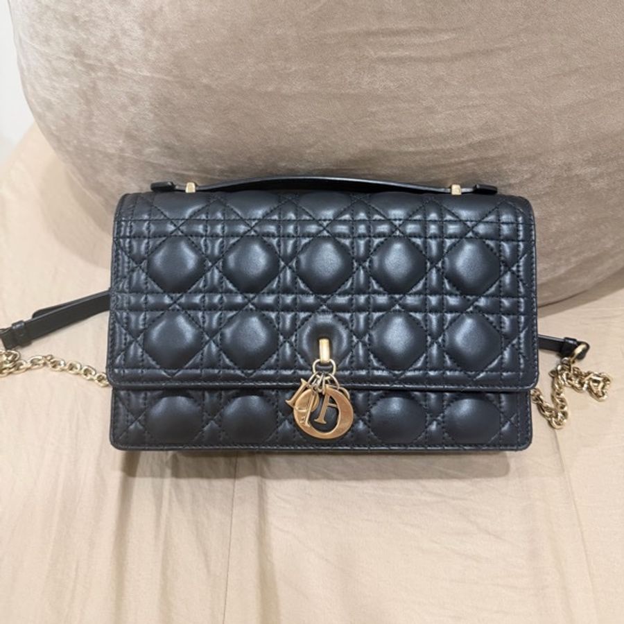 Miss Dior Top handle 藤格紋羊皮 24cm 誠可議-1