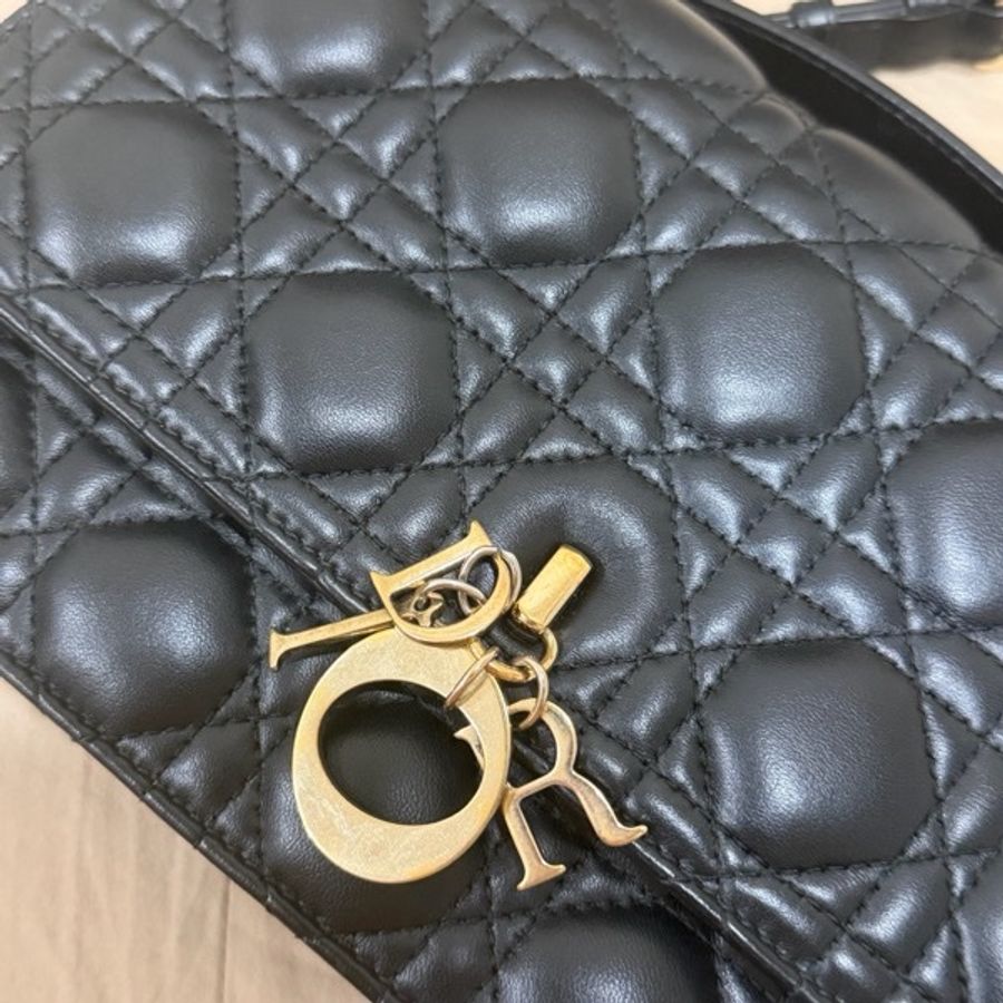 Miss Dior Top handle 藤格紋羊皮 24cm 誠可議-14