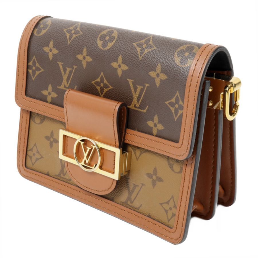 LOUIS VUITTON Monogram Reverse Mini Dauphine肩背袋-2