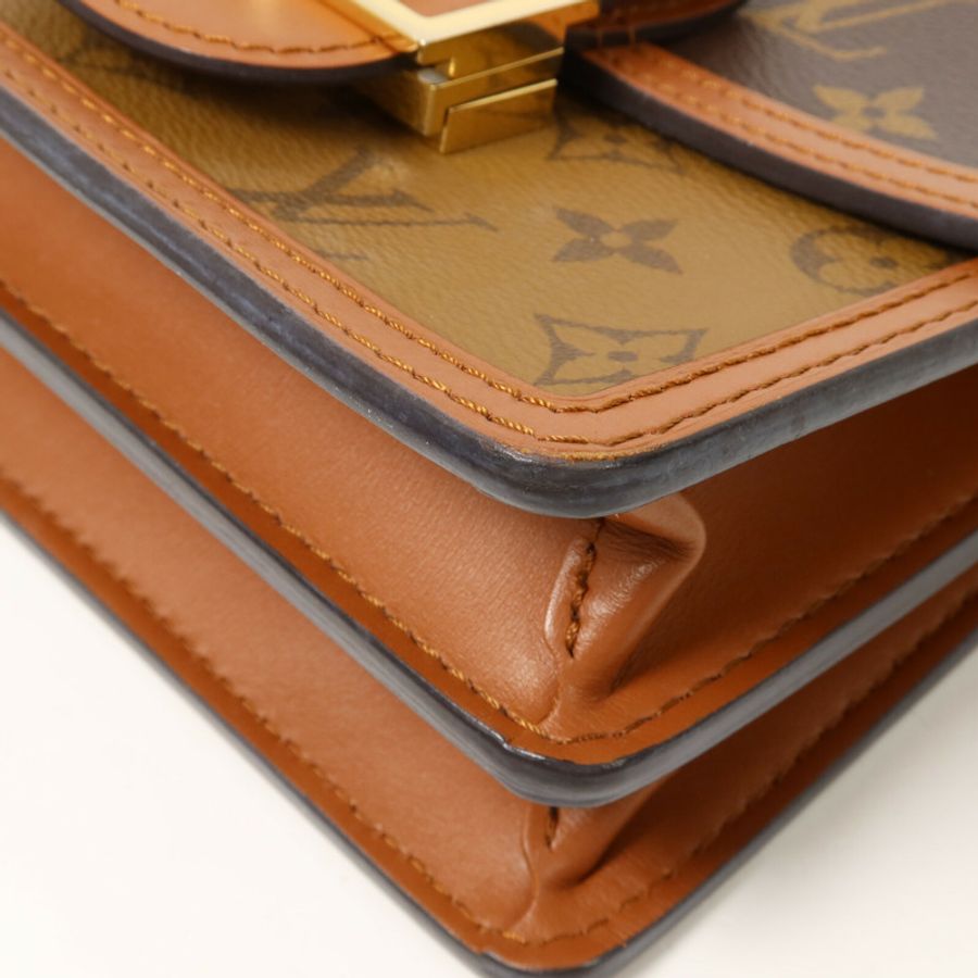 LOUIS VUITTON Monogram Reverse Mini Dauphine肩背袋-10