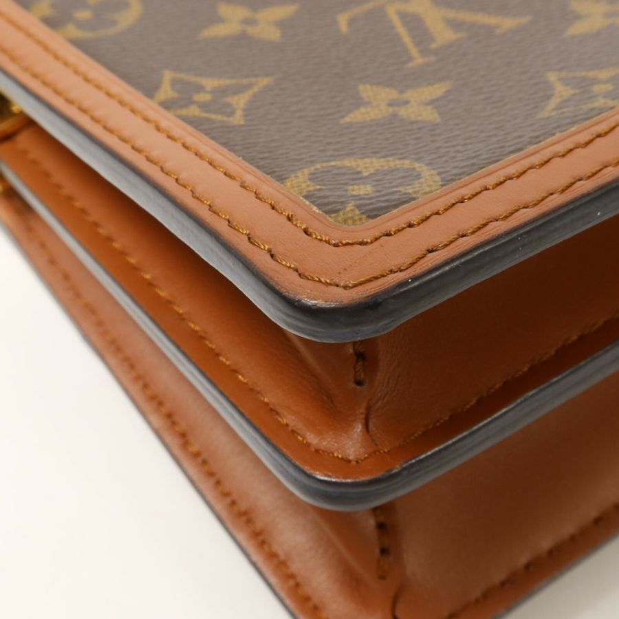 LOUIS VUITTON Monogram Reverse Mini Dauphine肩背袋-11