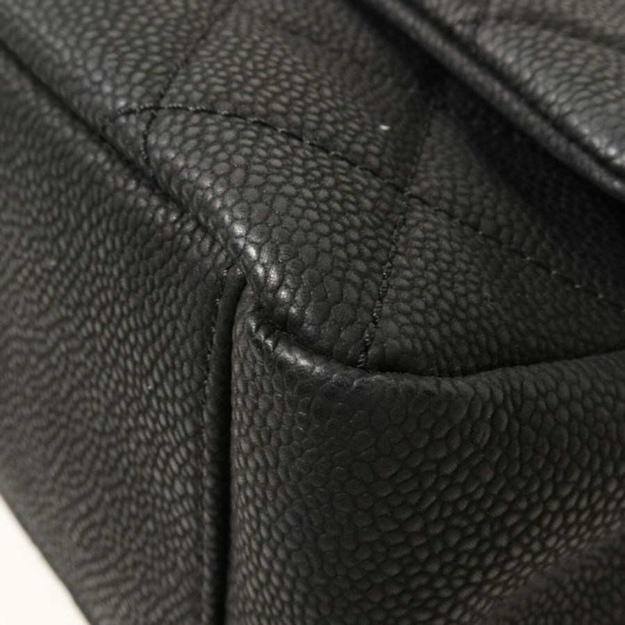 CHANEL 牛皮皮革Chain Shoulder鏈帶手挽肩背兩用袋-12