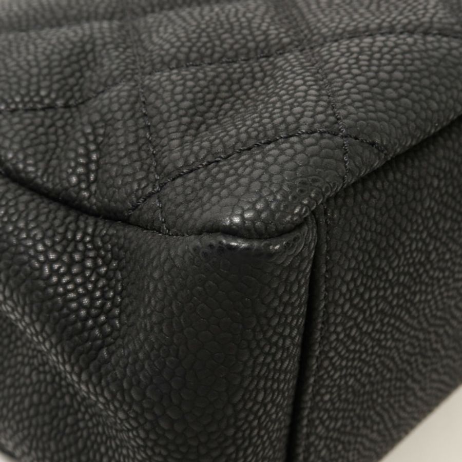 CHANEL 牛皮皮革Chain Shoulder鏈帶手挽肩背兩用袋-13