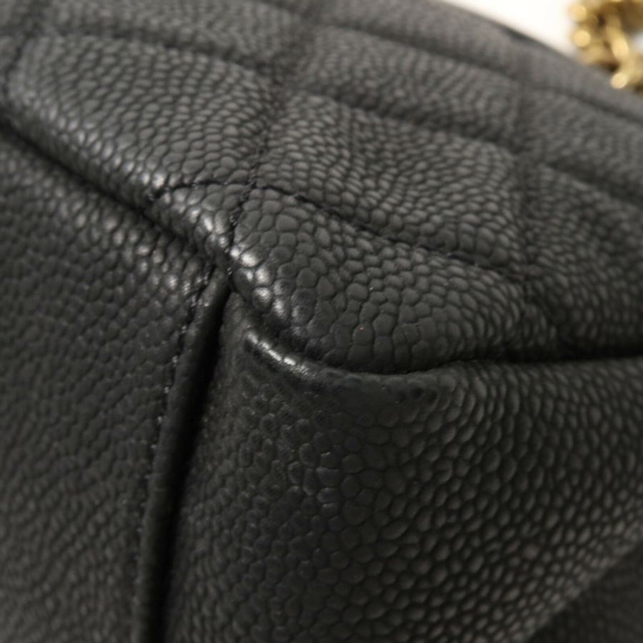 CHANEL 牛皮皮革Chain Shoulder鏈帶手挽肩背兩用袋-14