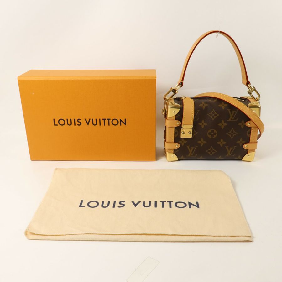 LOUIS VUITTON Monogram Side Trunk PM手挽肩背兩用袋-7