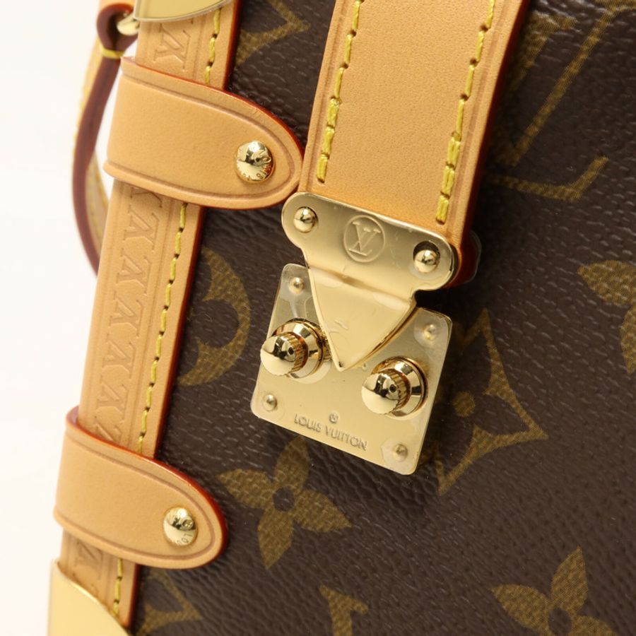 LOUIS VUITTON Monogram Side Trunk PM手挽肩背兩用袋-8