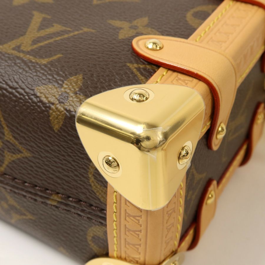 LOUIS VUITTON Monogram Side Trunk PM手挽肩背兩用袋-10