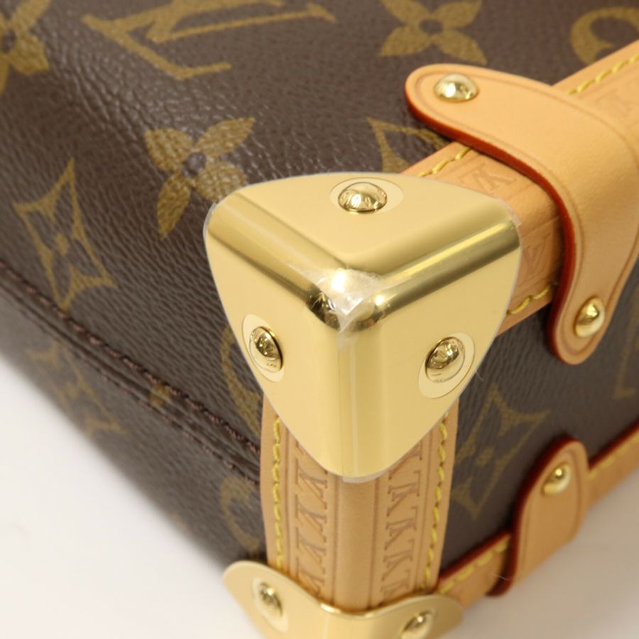 LOUIS VUITTON Monogram Side Trunk PM手挽肩背兩用袋-12