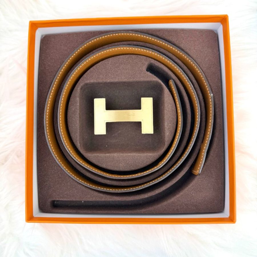 Hermès Constance 皮帶扣 & 雙面皮腰帶-1