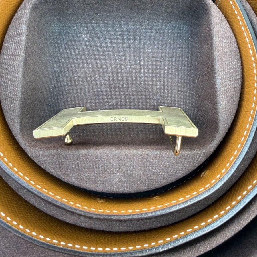 Hermès Constance 皮帶扣 & 雙面皮腰帶-3