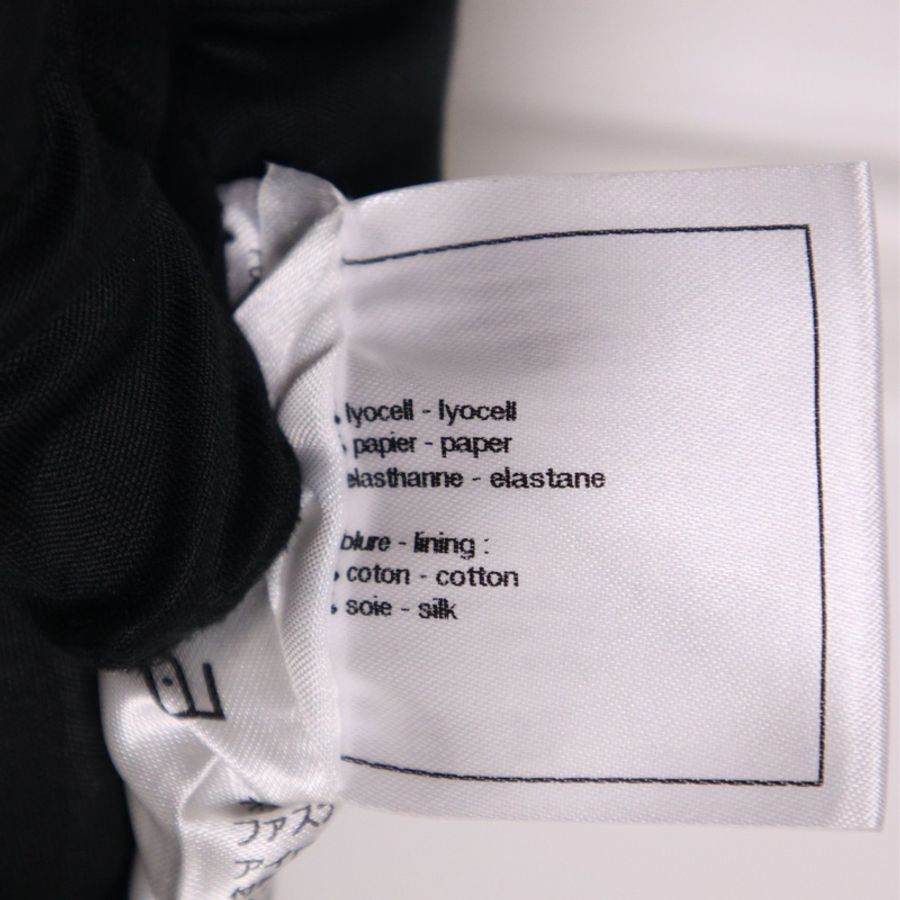 Chanel 19年邮轮系列黑色短裙半裙-12