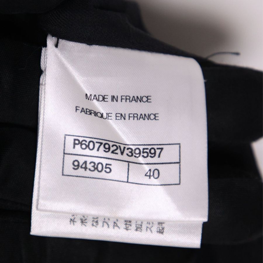 Chanel 19年邮轮系列黑色短裙半裙-15