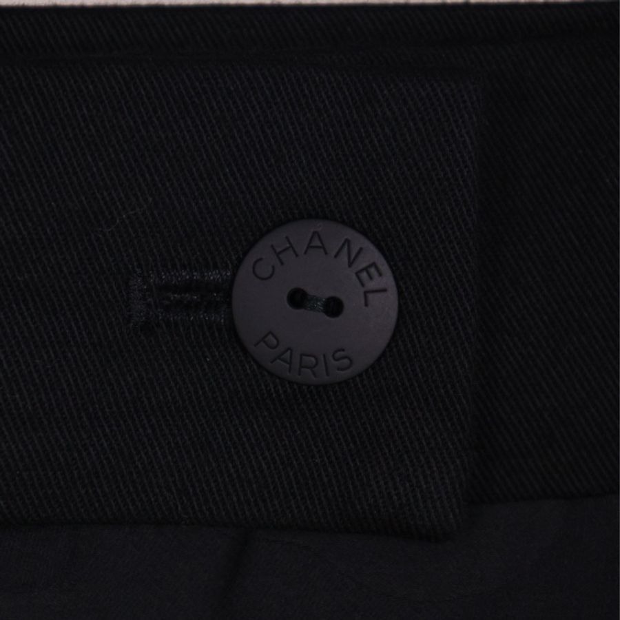 Chanel 19年邮轮系列黑色短裙半裙-18