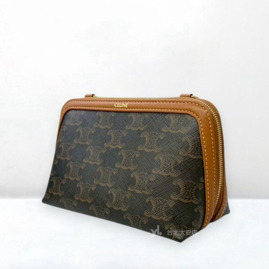 A13321-CELINE Clutch on Chain 經典老花貝殼鍊包10E382CBX.04LU-2