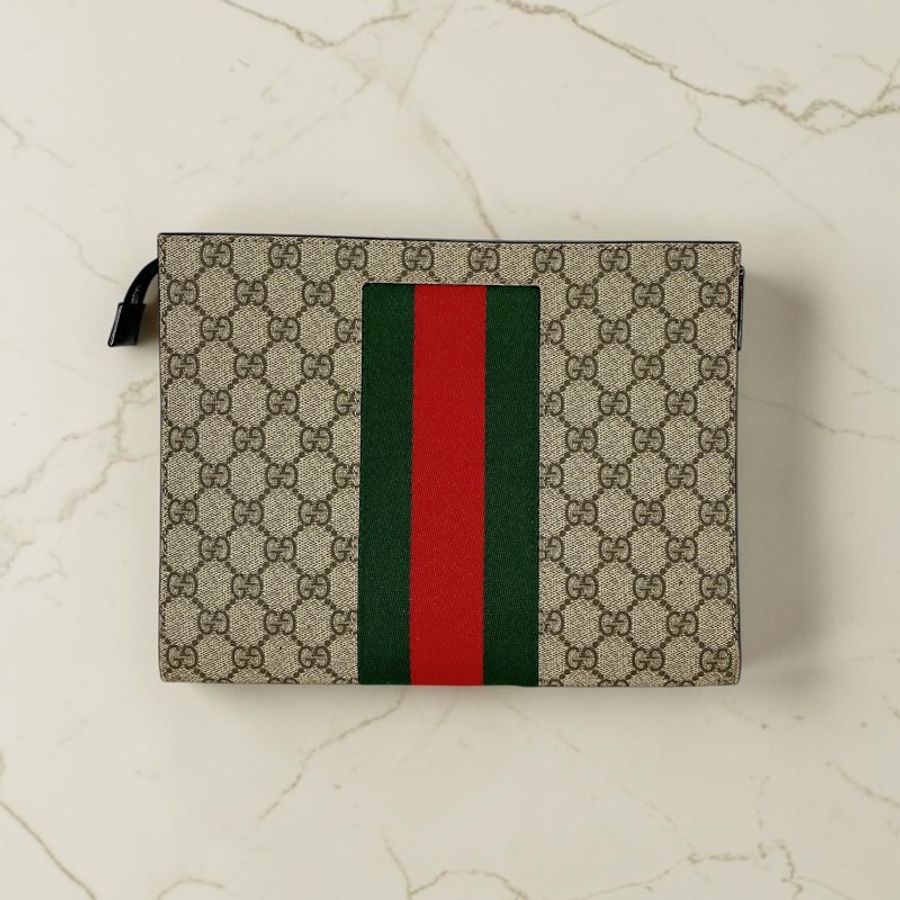 莉亞精品♡Gucci 475316 老花手拿包 二手-0