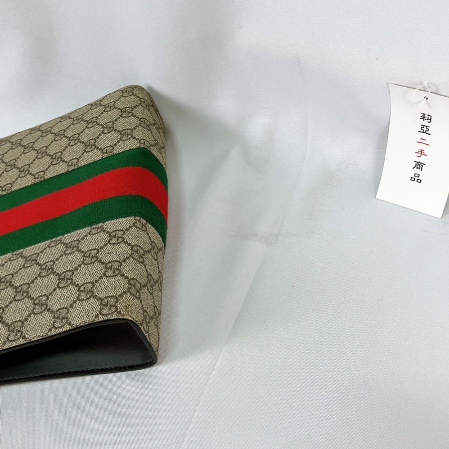 莉亞精品♡Gucci 475316 老花手拿包 二手-11