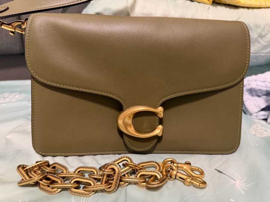 coach chain tabby 鏈條單肩手袋-9