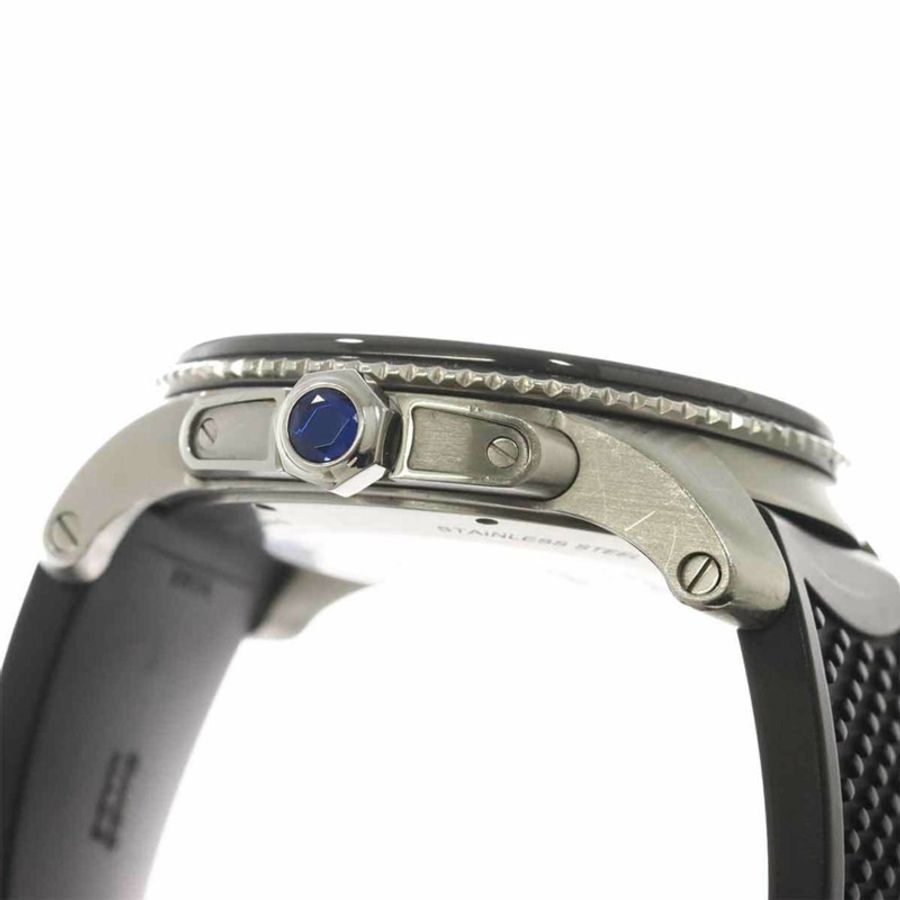 卡地亞 Calibre de Diver W7100056 男士腕錶，日期顯示，黑色錶盤，自動上鍊機芯-5