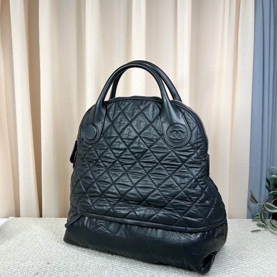CHANEL 黑色羽絨 保齡球-4