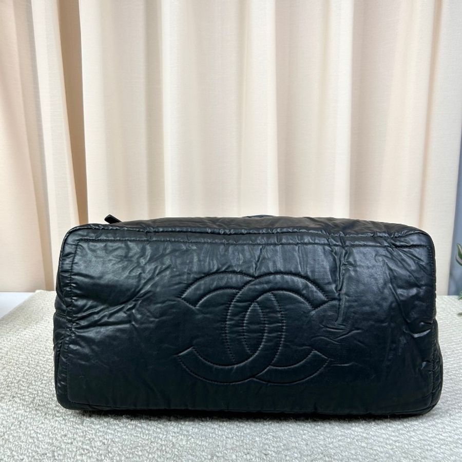 CHANEL 黑色羽絨 保齡球-5