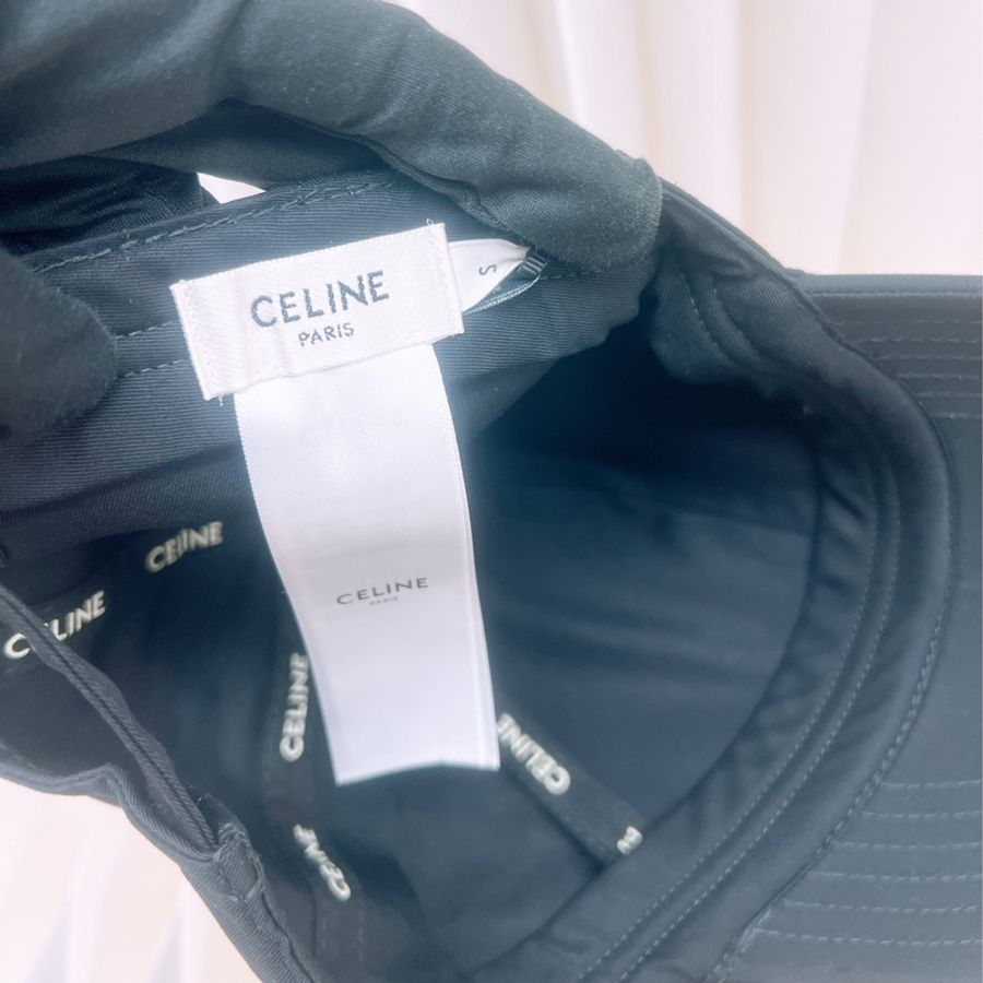 未用連吊牌 Celine cap 黑色棒球帽 S-6