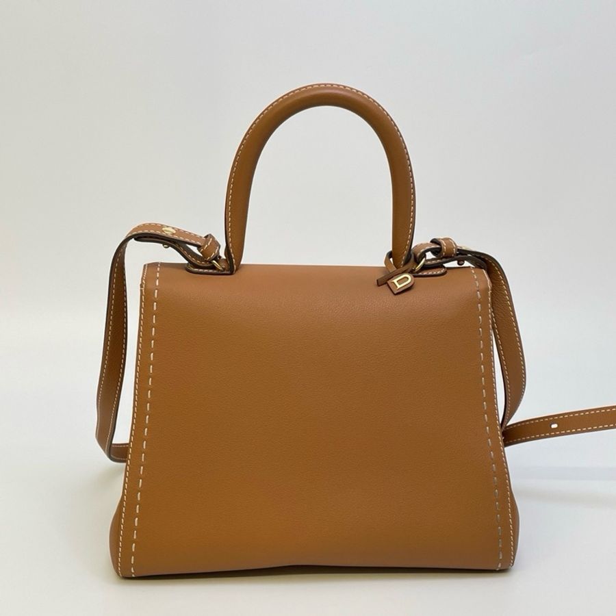 Delvaux 德尔沃Brilliant焦糖外缝小號-7