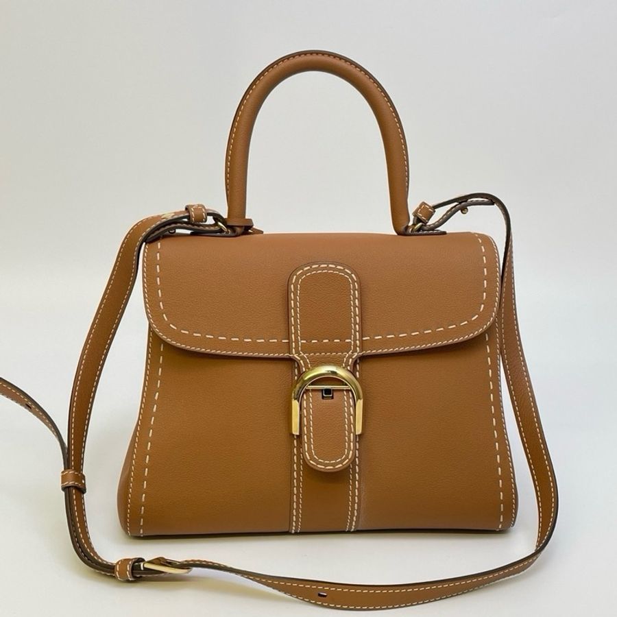 Delvaux 德尔沃Brilliant焦糖外缝小號-13