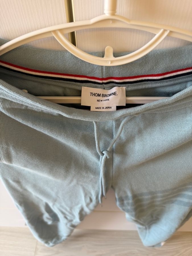 Thom Browne 4bars 透氣棉長褲-7