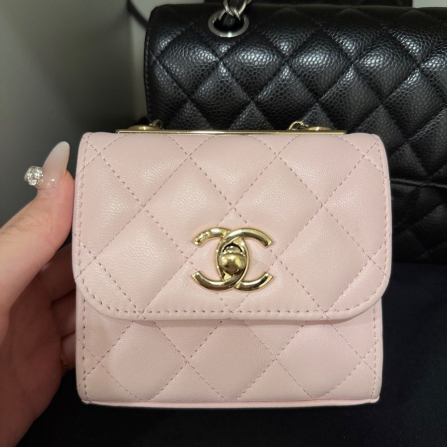 CHANEL A81633 粉TRENDY MINI 32-1
