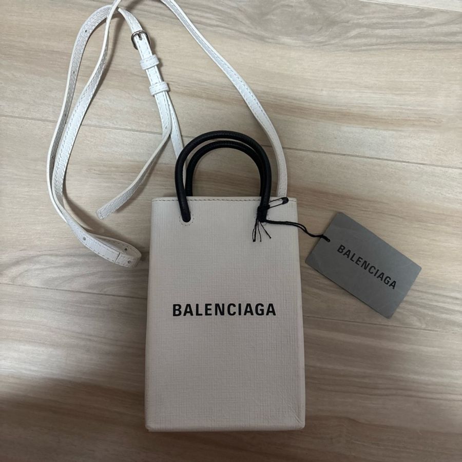 balenciaga 手機紙袋斜孭袋/包-5