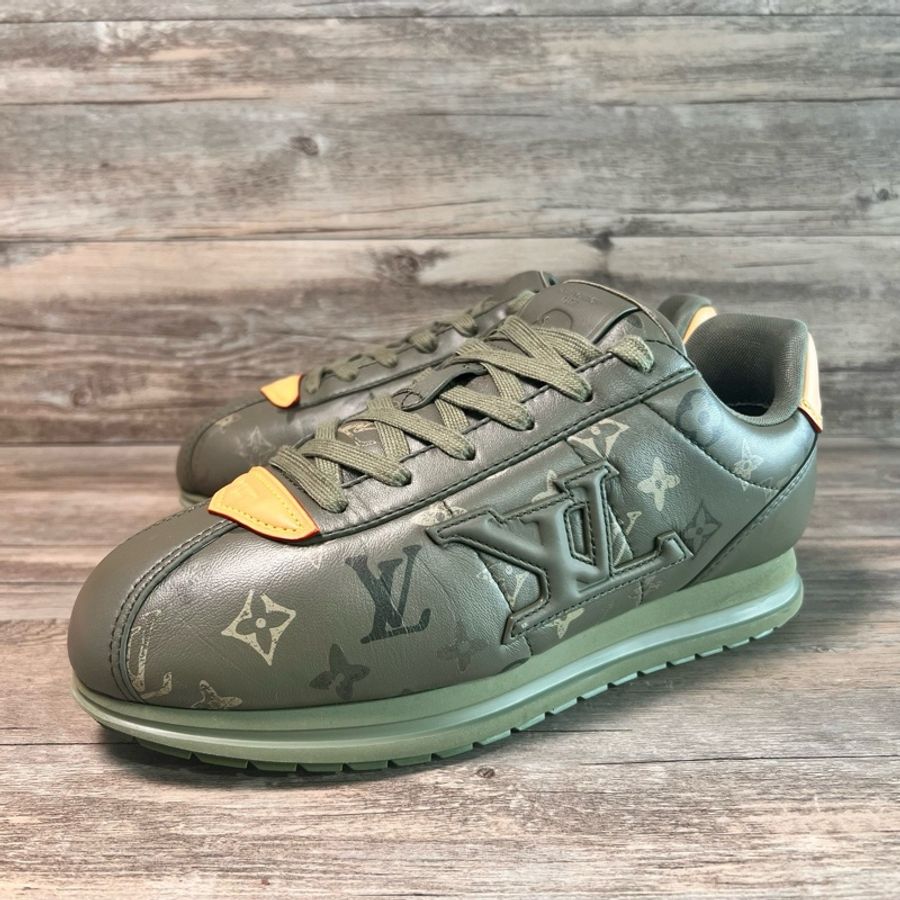 LV Nigo 聯名 Buttersoft FW25 綠色 墨綠色 阿甘鞋 43碼-0