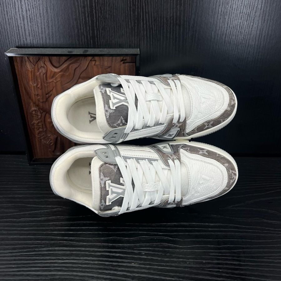 Louis Vuitton路易威登 trainer 灰白牛仔 39碼-4
