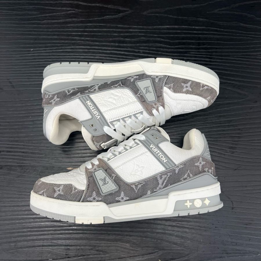 Louis Vuitton路易威登 trainer 灰白牛仔 39碼-5