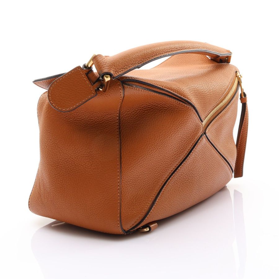 淺棕色 牛皮 Puzzle 兩用包【LOEWE 羅威】 A510S20X14-1