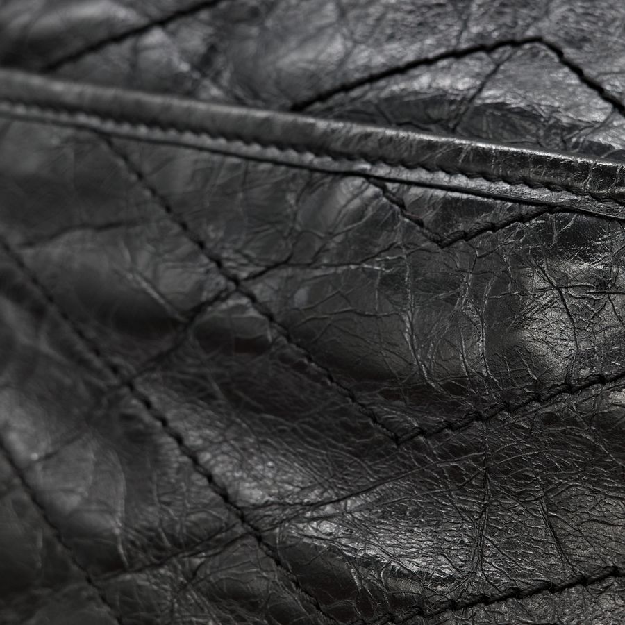 Saint Laurent YSL 聖羅蘭 黑色 BLACK NIKI 復古褶皺鏈條單肩包 翻蓋包-8