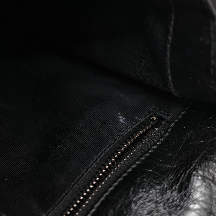 Saint Laurent YSL 聖羅蘭 黑色 BLACK NIKI 復古褶皺鏈條單肩包 翻蓋包-29