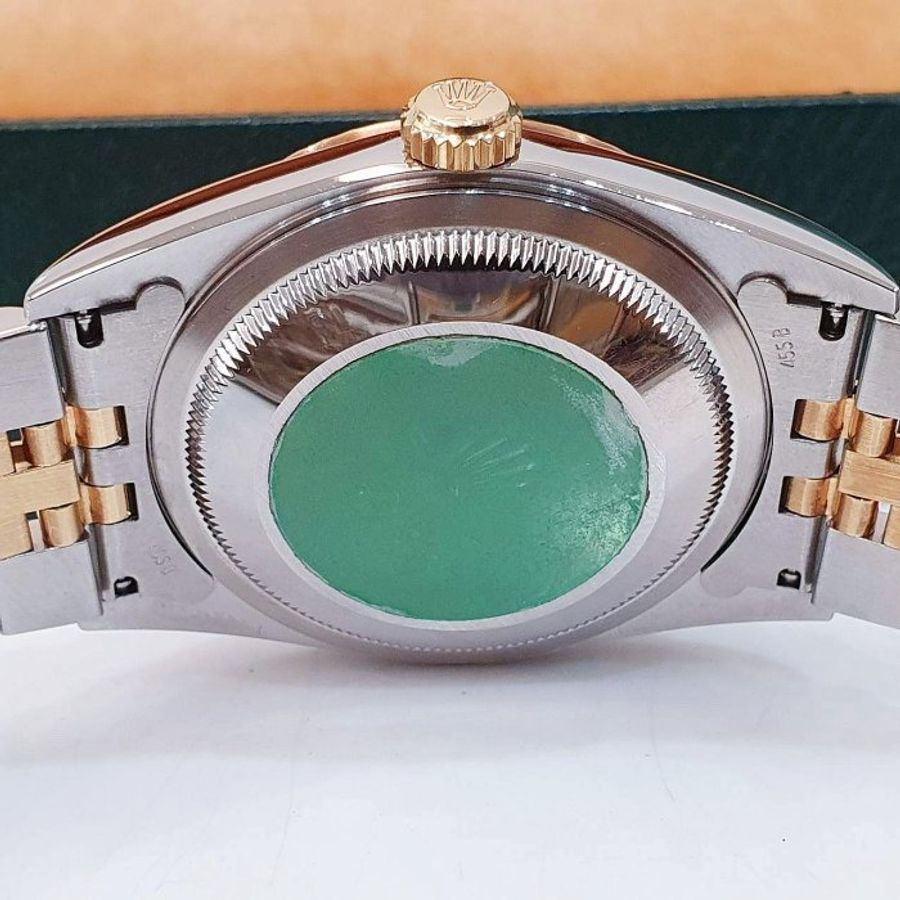 【大眾名錶】ROLEX 勞力士16233 Datejust 蠔式日誌 市面少有 新包台 原廠貝殼十鑽面盤 底蓋原廠貼紙 原帶未整理 B1329-8