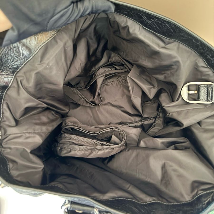 Balenciaga巴黎世家 機車包超大號單肩包手提包斜挎包 銀扣尺寸:44cm-7