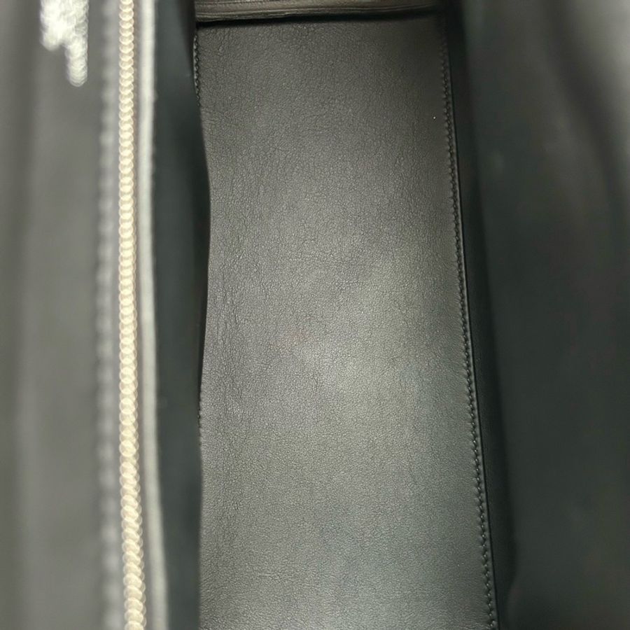 Hermes愛馬仕 2424-29黑銀togo皮 手提包斜挎包 附件:塵袋-8