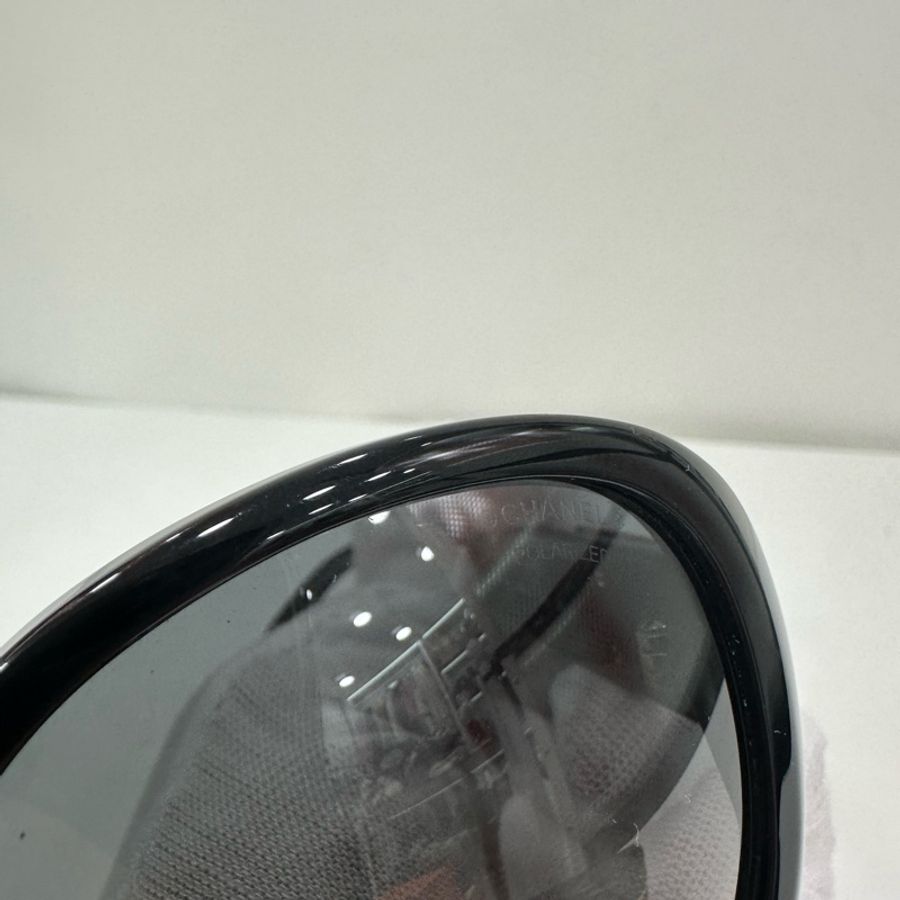 Chanel 側邊雙c 大logo墨鏡 太陽眼鏡-4