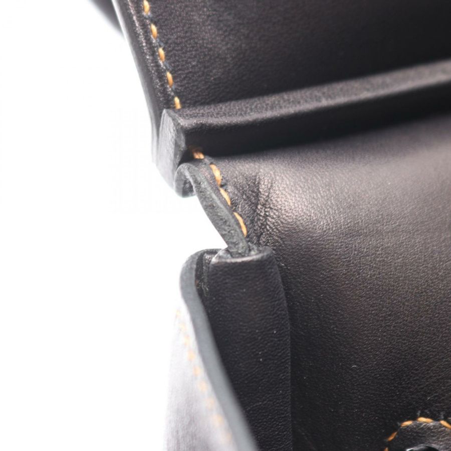愛馬仕 Birkin 35 Gillies 手提包 P Toile H Evercalf 海軍藍黑色牛仔布 fonce SHW-9