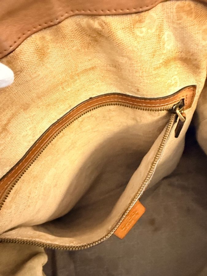 Gucci Rania 經典皮革竹節托特包👜-13