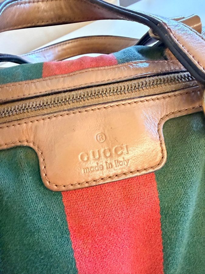 Gucci Rania 經典皮革竹節托特包👜-16