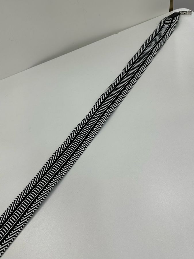 Hermes 愛馬仕 新款 Sangle Cavale 黑色 帆布 寬肩帶 K刻 全新 有購證-1