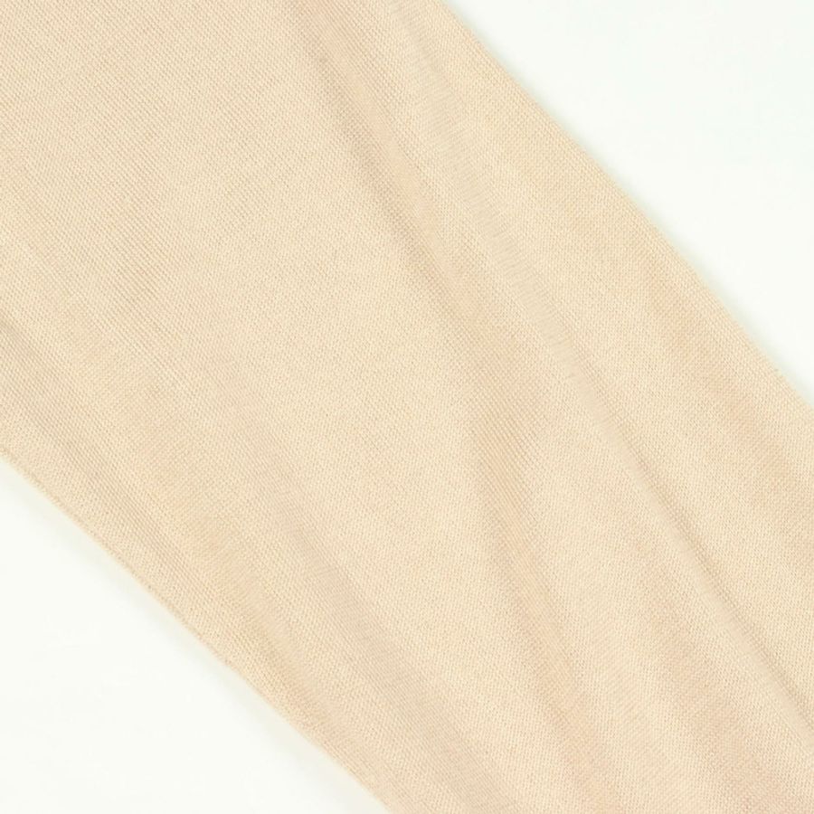 愛馬仕 (HERMES) 標誌刺繡長版開襟毛衣 #38 真絲羊絨米色二手女款-4