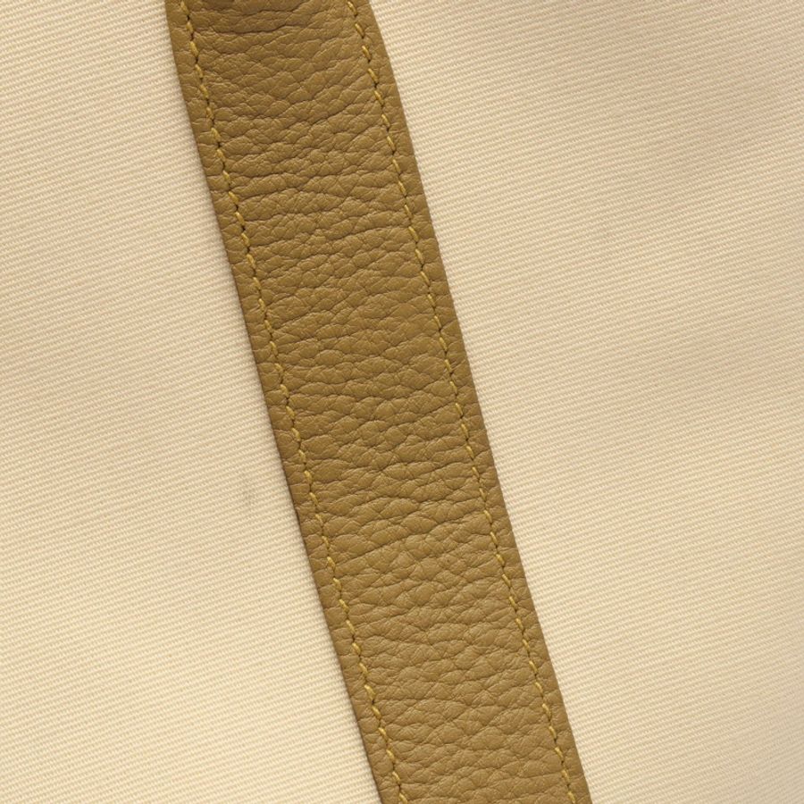 HERMES 花園派對 TPM 手提包 Y Negonda Toile Officier Cardamon vanille SHW-7