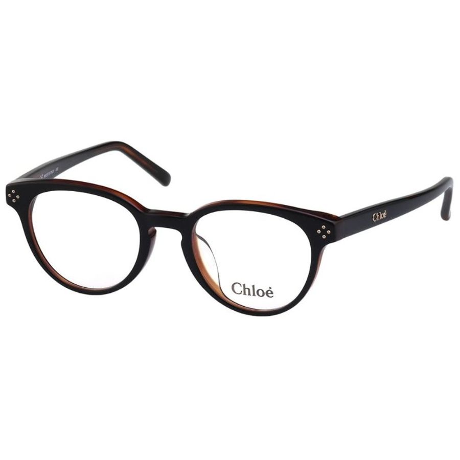 CHLOE 光學眼鏡(黑配咖啡色)-3